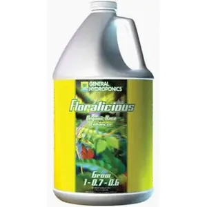 General Hydroponics Floralicious Grow Base Enhancer, 1 Gallon