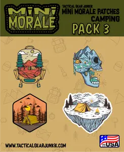 Mini Morale - Wilderness Explorer- Camping Patch Pack 3