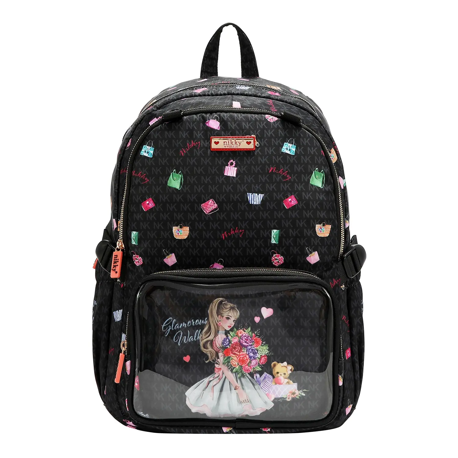 GLAMOROUS WALK LARGE NYLON BACKPACK GLAMOROUS WALK LARGE NYLON BACKPACK