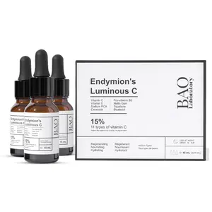 BAO Laboratory ENDYMION’S LUMINOUS C Face Serum | Bisabolol, Squalane, Vitamin C & E | Multi Vitamin Serum for Brightening, Regenerating and Refreshing Skin | Face Serum for all Skin Types (45 ML) Oil Skincare Anti Aging Hydrating Plant Vegan Soothing