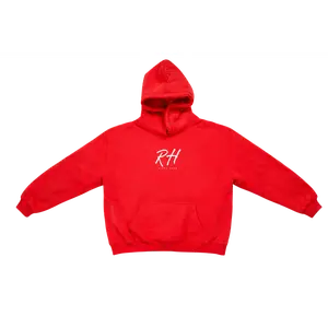 Tangerine Red Distressed RH Hoodie
