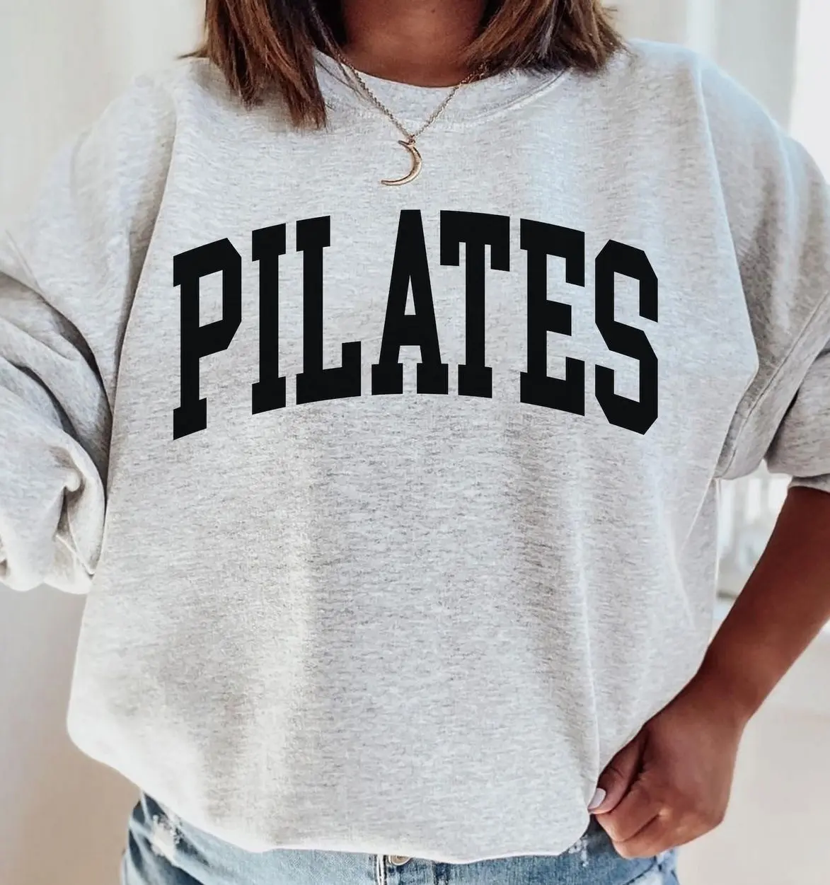 Pilates Instructor Crewneck Sweatshirt Pilates Shirt Sweatshirts Workout
