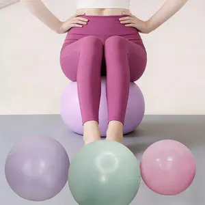 3 Soft Pilates Mini Yoga Balls, Non-Slip Exercise Balls for Pilates, Core Training, Yoga, Stability Exercises, Home Gym Equipment