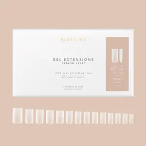 Square Medium | Natural Gel Extensions