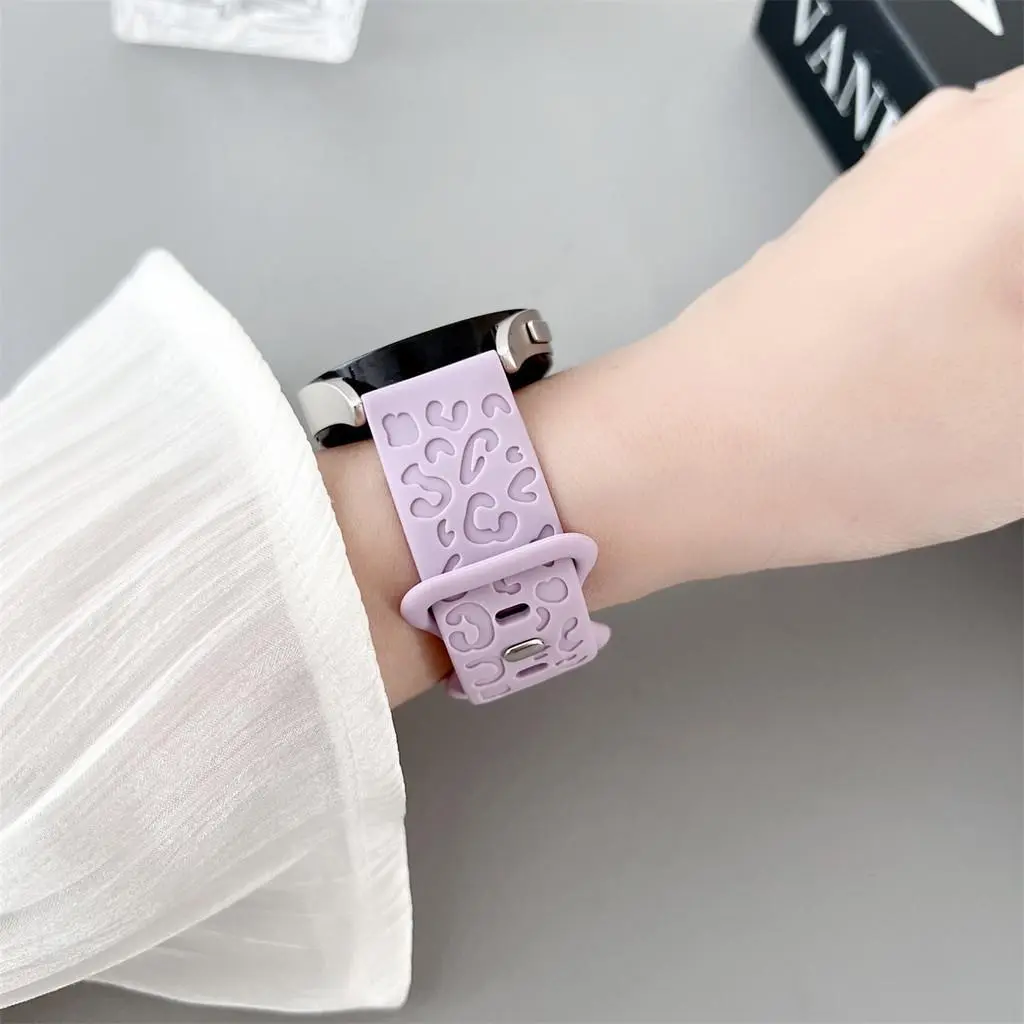 20mm 22mm Silicone Strap For Huami Amazfit Bip6 Bip5 Bip3 Bip 3 5 6 Lite S U Pro Smart Watch Engraved Band