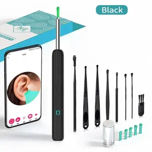 Portable Electric Earwax Removal Kit, 360° Wide-angle Camera Earwax Cleaner with Waterproof Endoscope, Easy To Carry, Keep Ears Clean at All Times, Earwax Removal Tool