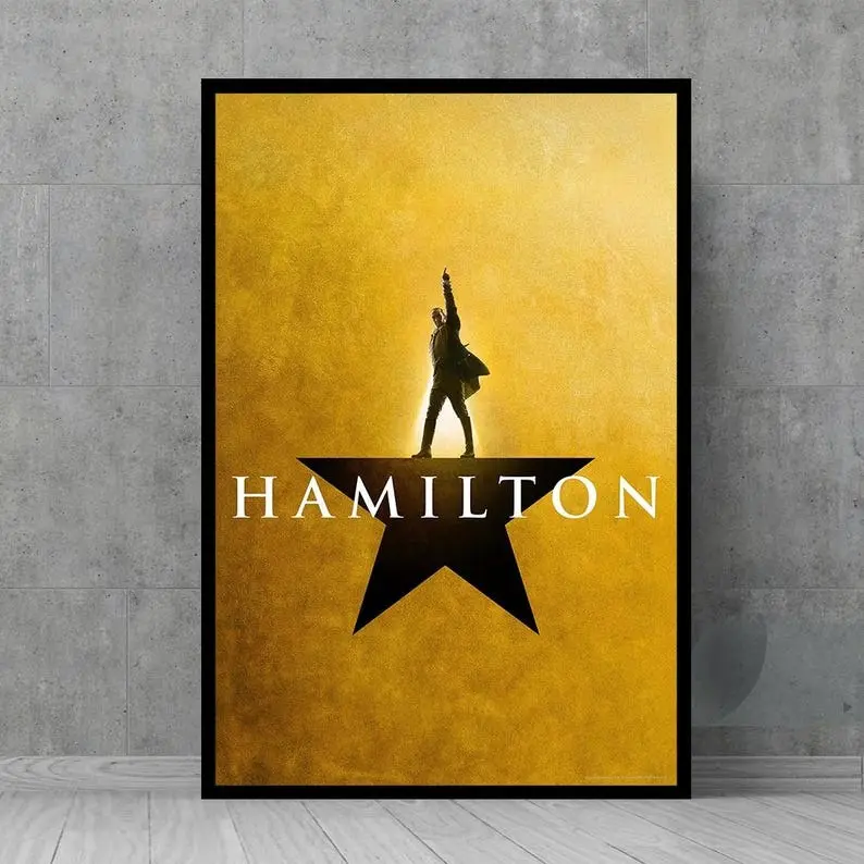 Hamilton Movie Poster - Wall Art - Vintage Posters - Retro Wall Decor
