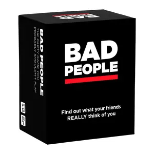 BAD PEOPLE Party Game – Hilarious Adult Card Game for Friends & Game Night | Funny Conversation & Icebreaker Board Game for Parties, Pregames, Social Gatherings & Fun Gift Ideas
