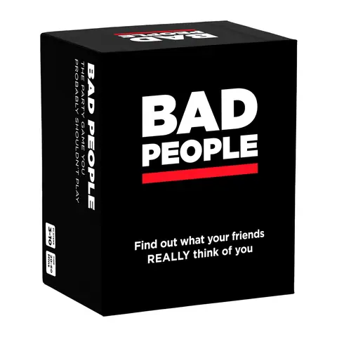 BAD PEOPLE Party Game – Hilarious Adult Card Game for Friends & Game Night | Funny Conversation & Icebreaker Board Game for Parties, Pregames, Social Gatherings & Fun Gift Ideas