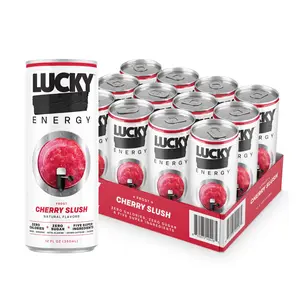 Cherry Slush from Lucky Energy (12-PACK / 12OZ CAN)