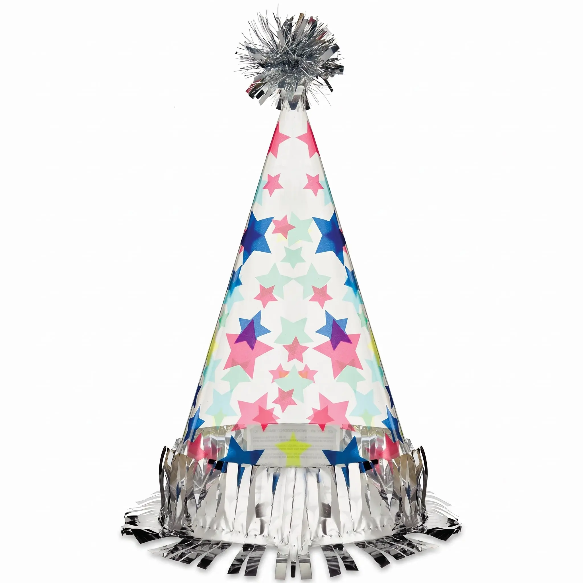 Modern Starry Cone Birthday Hat