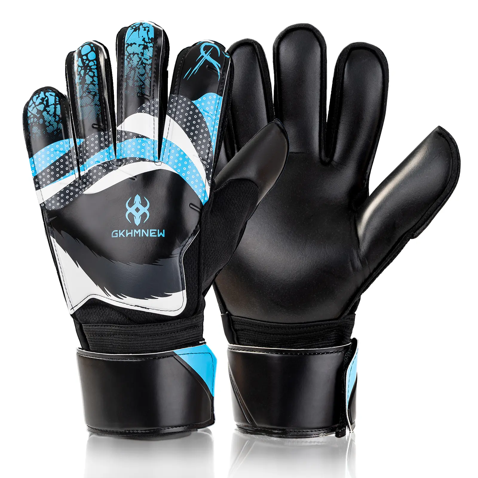 Goalkeeper Goalie Soccer Gloves Kids Youth Adults Goal Keeper Field Player Glove Boys Girls Anti-Slip Latex Palm Soft Pu Hand Back
