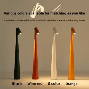 Elegant LED Desk Lamp, Touch Charging Reading Light, Bedroom Bedside Nightlight, High-End Ambiance Table Lamp, Decorative Tall Stand, Home Decoration Lamp