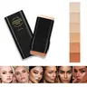 Alcohol-Free Korean 6-Color Dual-Ended Concealer & Foundation Stick with Brush, Full Coverage Cosmetic Makeup Product for Acne Marks, Matte, Long-Lasting, Lightweight, Even Skin Tone, Flawless Complexion Base, Travel-Friendly for Any Adult Skin Type