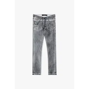 Mr.Flex Skinny White Black Waxed
