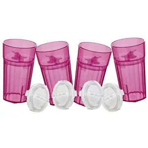 4-pack Red-Violet Reflo Smart Cups