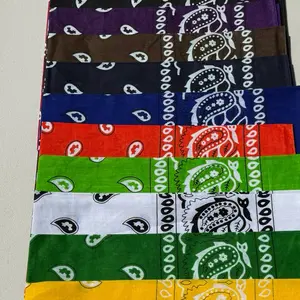Extra Large Trainmen Paisley Bandanas - Double Sided 27" Cotton Men & Women Oversized Bandannas