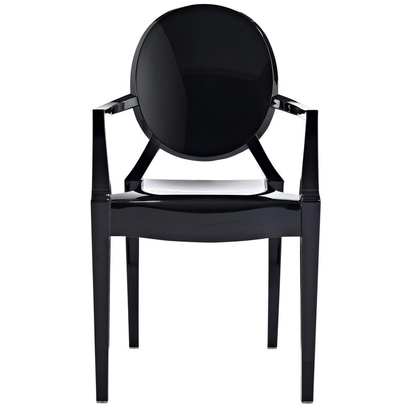 Modway Casper Dining Armchair in Black