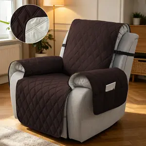 Waterproof Recliner Chair Cover, Non-Slip & Washable Pet-Friendly Sofa Protector, Stretchable Elastic Straps, for Living Room #DealsforYouDays