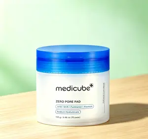 Korean Facial Exfoliator Pads Medicube Zero Pore Pad 70ct 0.45% BHA Lactic AHA Clear Acne Smooth Rough Skin Shrink Pores