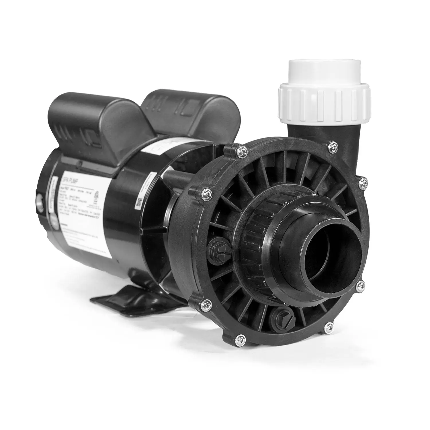 XtremepowerUS Heavy-Duty 2.0HP 2-Speed Hot Tub Spa Circulating Pump, 2" Discharge Intake, 220V, with Fittings Set, Two Speeds