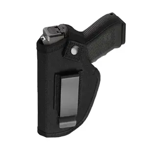 Concealed Carry Gun Holster - IWB/OWB Inside or Outside Waistband, Right/Left Hand Draw Compatible, Fits 9mm, 23, 26, 27, 42 & Similar Handguns