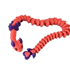 3D Printed Articulating Cupid Snake Flexi 2.5ft Long