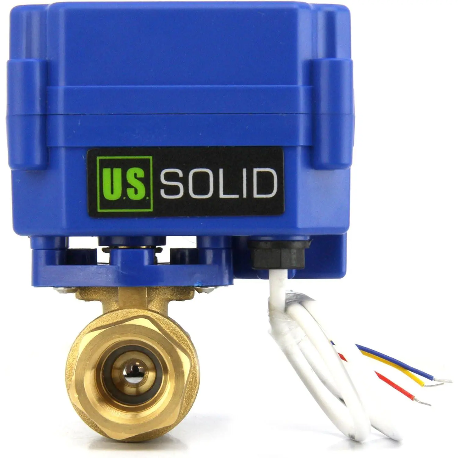 Motorized Brass Ball Valve - 0.5 in Full Port, 9-24V AC/DC, 3-Wire 1-Point-Control Positive Break Setup, Quick Operation, Robust Temperature Tolerance (0-90c, 5-40c), High Durability, IP65 Rating, Safety, Motorized Ball Valve