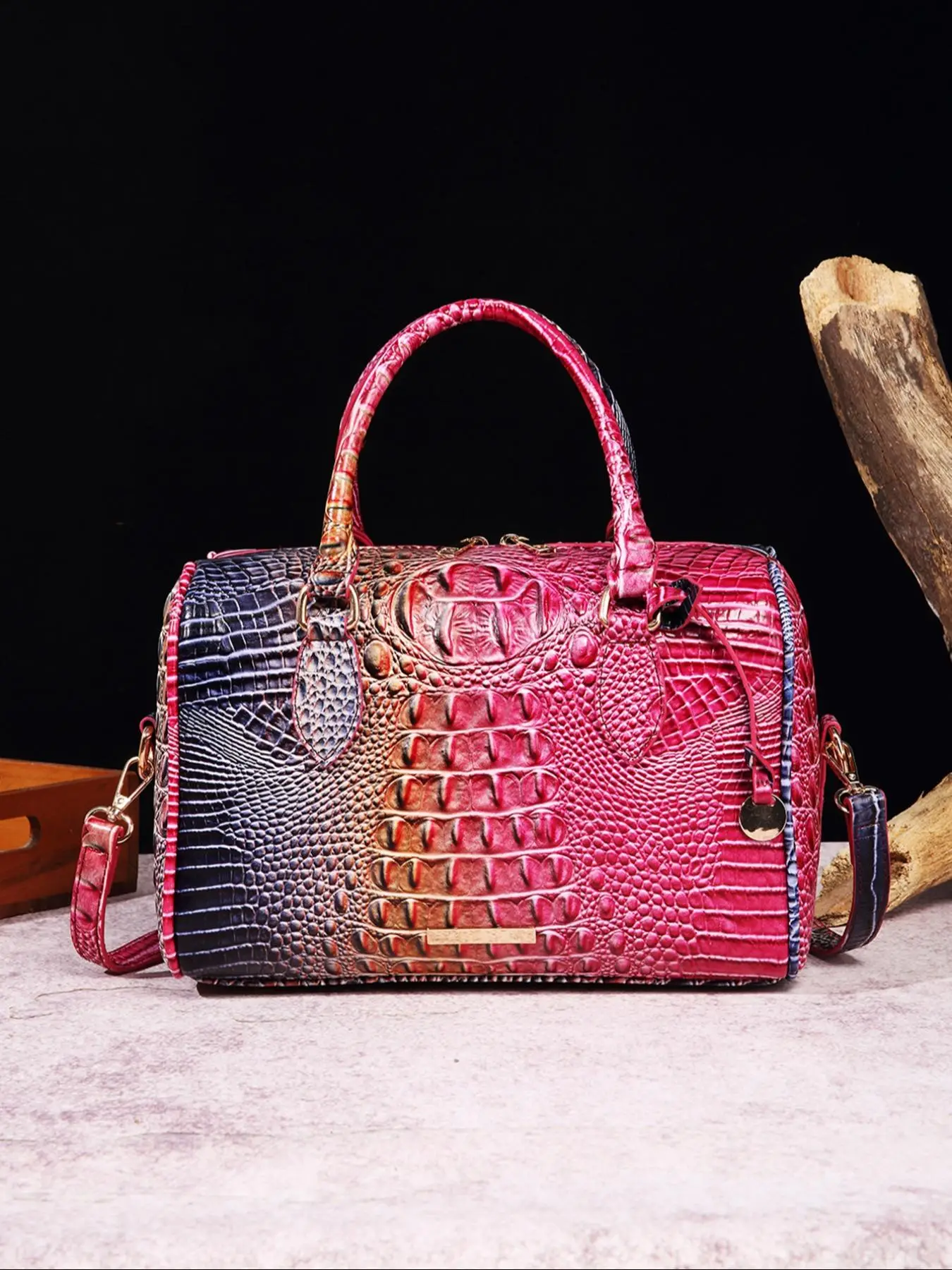 Women's 2025 Boston Bag, Vintage Retro Handbag for Women Back To School, Retro Colorful Summer Crossbody Bag for Party Club, Purse