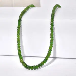 Premium Verde Onyx 50.00 ctw Beaded Necklace in 18K Vermeil Yellow Gold Over Sterling Silver 18-20 Inches