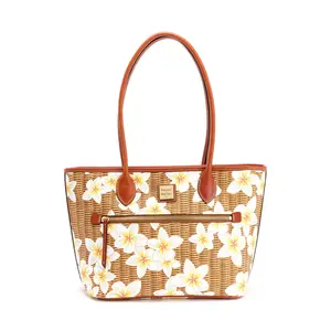 Dooney & Bourke Coated Cotton Plumeria Tote