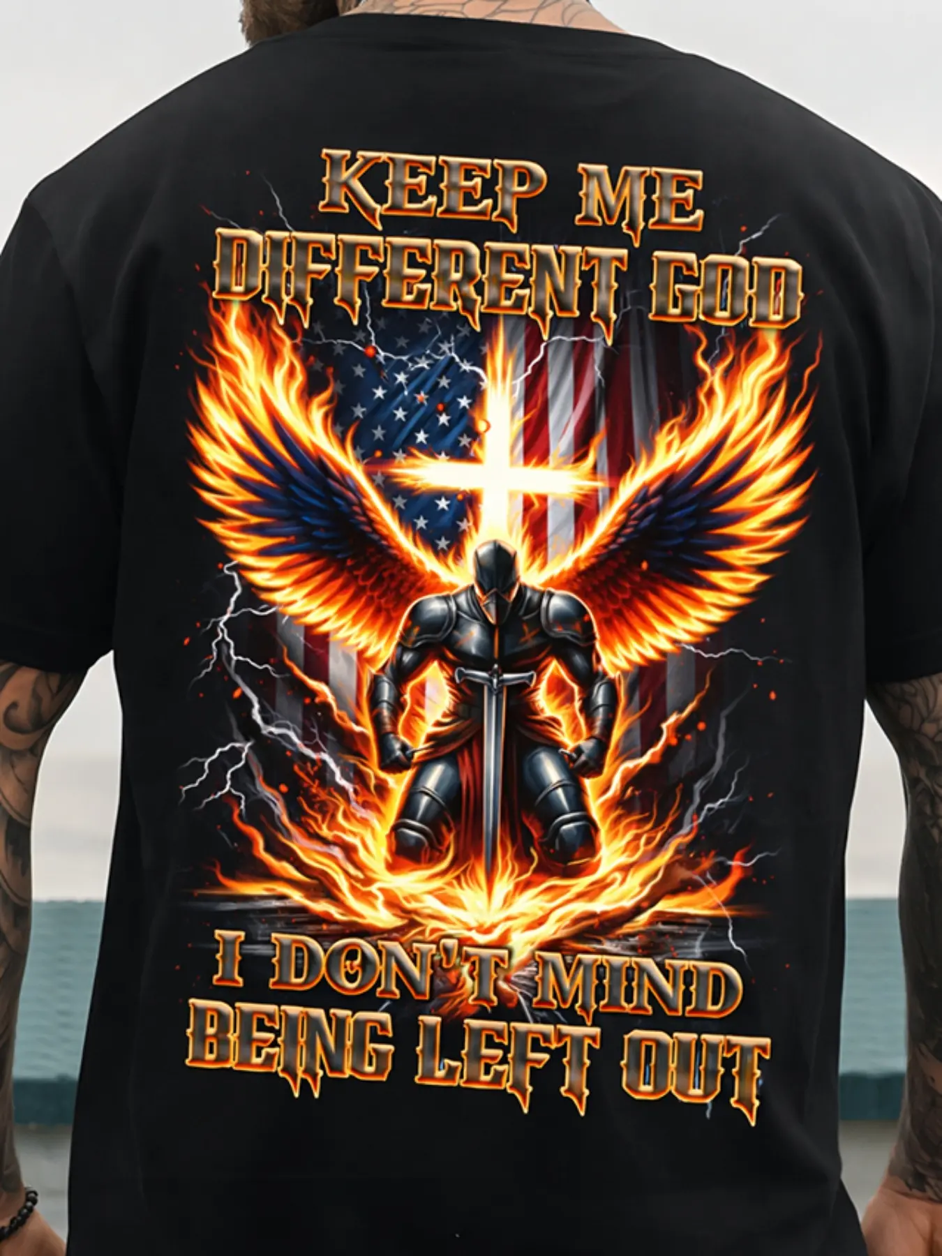 Men's Christian Faith T-Shirt Suitable for Church & Casual Wear - Y2K Street Style God's Choice Print Crew Neck Short Sleeve Tee, Machine Washable Religious Gift for Church Outfits, Study Apparel for