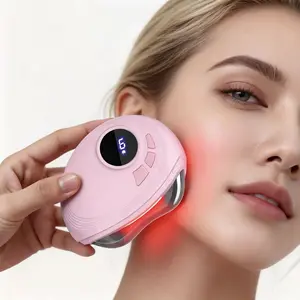 Electric Gua Sha Massager with 9-Level Heat & Vibration for Anti-Aging Neck & Face Lift Reducing Wrinkles and Puffiness