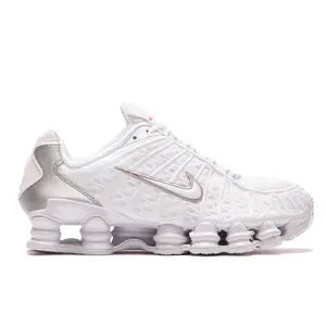 Nike Shox TL White Metallic Silver AV3595-100 Men's Fashion Sneaker New