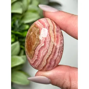 Rhodochrosite Palmstone - #12