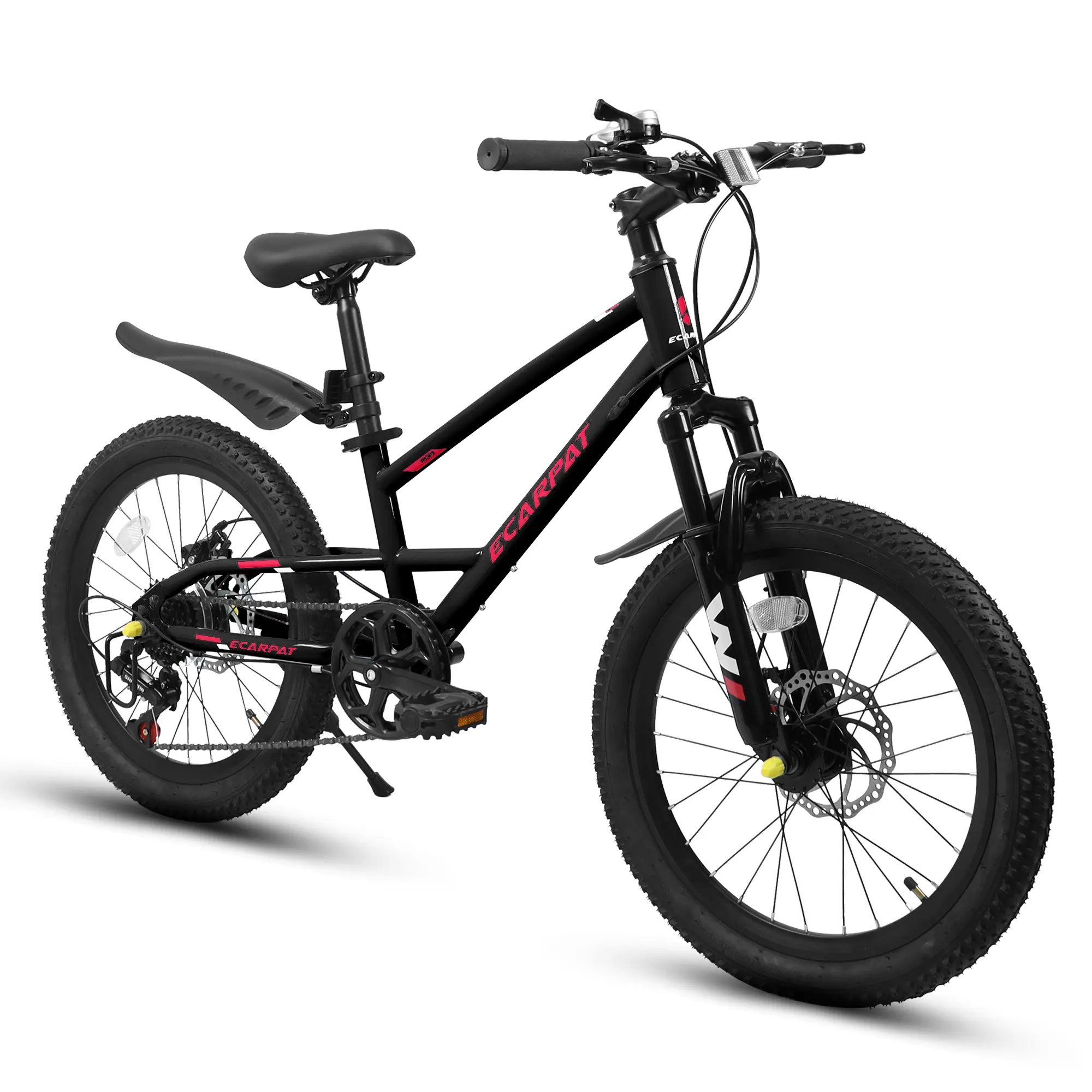 20-in Youth Mountain Bike for Kids Ages 6-12, 7-Speed Gears, Front Suspension Fork, Durable Steel Frame, All-Terrain Tires, Children's Bicycles for Boys & Girls, Bikes, Kids' Bikes & Accessories