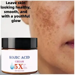 Kojic Acid Cream with Niacinamide, Collagen, Hyaluronic Acid, 48hr Moisture, Hypoallergenic, Alcohol-Free, Suitable for All Skin Types, Moisturizing