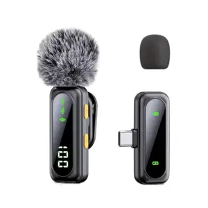 Wireless Lavalier Microphone – USB-C, LED Indicator, Easy Setup