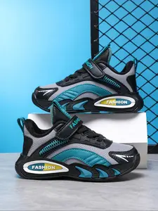 Boys' Casual Sport Shoes, Sports Athletic Shoes for Fall & Winter, Fleece Lined Warm Inner, Low Top Design, PU Leather Upper, Eva Sole, Hiking, Running, Daily Wear