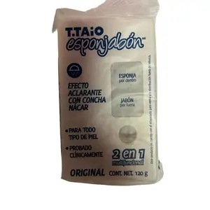2 in 1 Exfoliation and Cleansing Sponge with Concha Nácar for Soft and Smooth Skin - Body Care