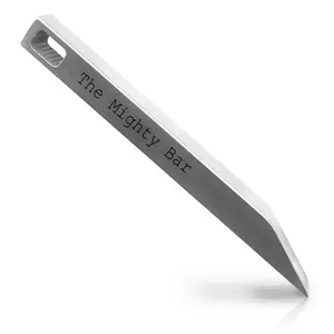 The Mighty Bar - Stainless Steel Prybar Keychain for Women Men EDC Pry Bar Keyring Tool Accessories