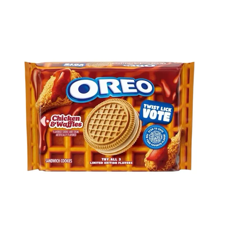 Limited Time Oreo Chicken & Waffles Cookies and Creme Flavor - 1 Box