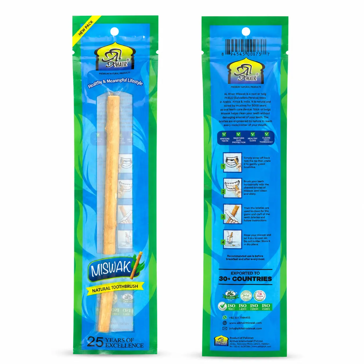 Sewak Miswak Natural Toothbrush Stick - Dental Hygiene, Oral Care for Daily Usage Sewak Miswak Natural Toothbrush Stick - Dental Hygiene, Oral Care for Daily Usage