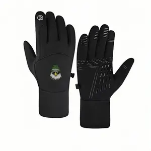 1 pair with MILWAUKEE WISCONSIN Design Greatwinter gloves unisex winter gloves Touch Screen Warm Daily Use Adults Thick holiday gifts Comfortable Premium Quality Modern