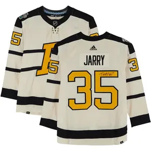 Tristan Jarry Pittsburgh Penguins Autographed 2023 Winter Classic Adidas Authentic Jersey - Fanatics Authentic Certified - NHL Memorabilia