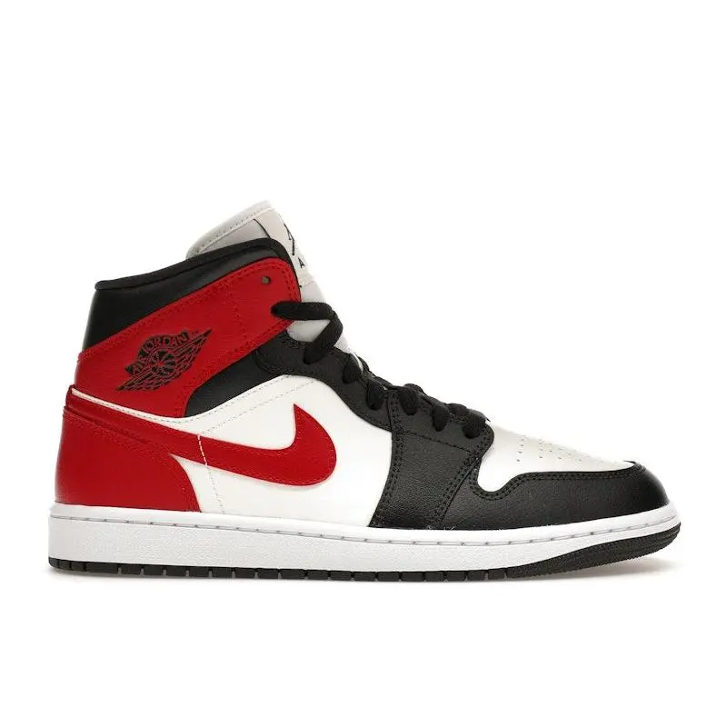 Jordan Women's 1 Mid Gym Red Off Noir, from StockX