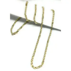 10k Solid Gold Milano Rope "FIGAROPE" Chain 18-26 inches 3mm (SEMI-HOLLOW STYLE)