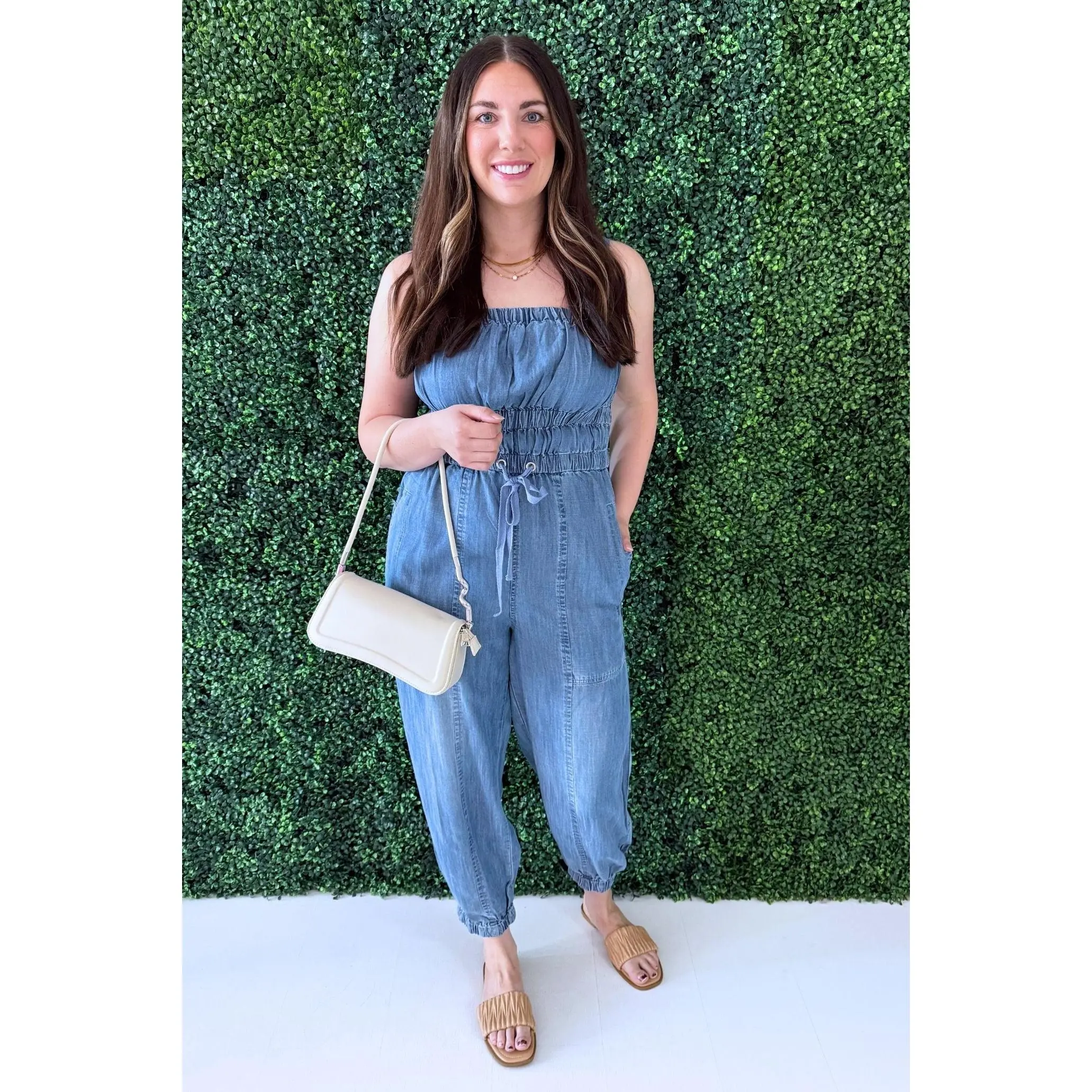 Chambray Jumpsuit