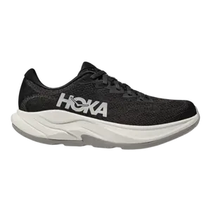 HOKA Rincon 4 WIDE Men's Running Sneakers Black/White Ultra-Lightweight Comfortable Supportive Foam Midsole All Seasons