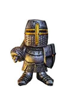 The Armored Kingdom King's Guard Knight Collectible - Heavy Metal Figurine with Royal Gift, Hand-Painted, Weather-Resistant, 6 Inches Tall, Medieval Collectible for Knights & Enthusiasts